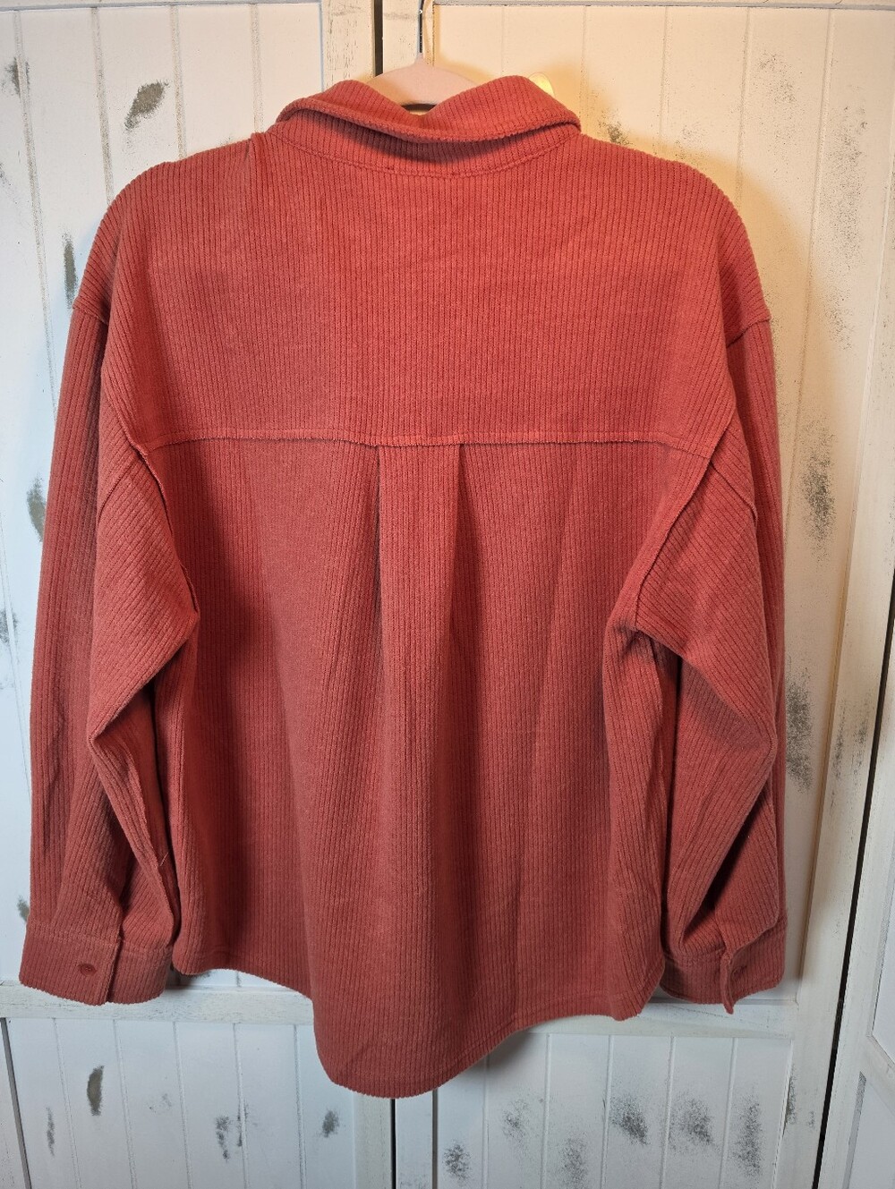 New In Brushed Ribbed Knit Shacket - Picture 3 of 9